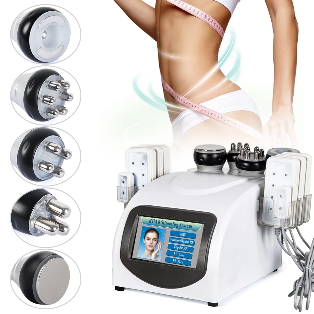 

Digital display weight loss machine body Slimming machine 6 in 1 laser cavitation machine
