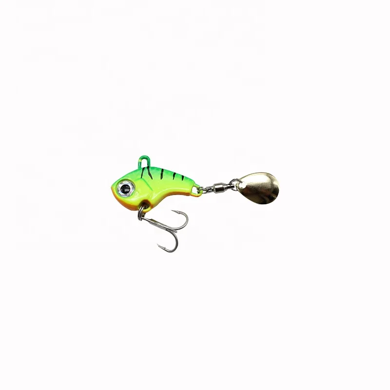 

Factory sell bait metal VIb small cyclone with rotary sequin VIb lure for sea fishing fresh water outdoor fishing tacke, 6 colors