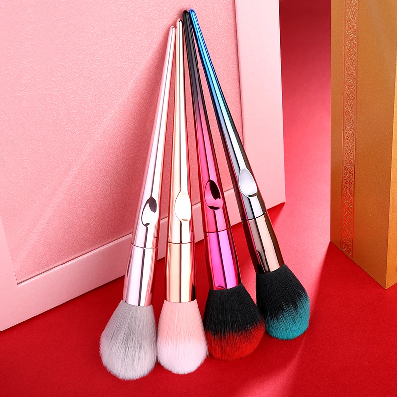 

Banfi New High Quality single foundation makeup brush with PVC box custom logo makeup brush, Gradient pink and blue,gradient pink and gold or customized