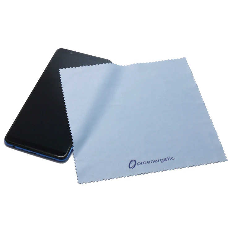 

Microfiber Blue Phone Laptop Screen Cleaning Cloth For Laptop Screen