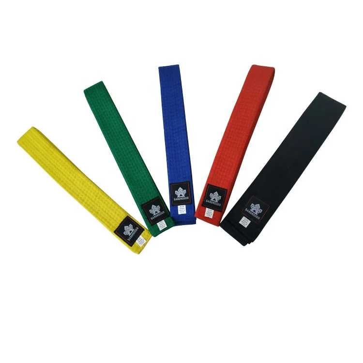 

Personalized Customized Black Color Belt Solid Rank Martial Arts Karate Taekwondo Judo Jiu Jitsu Width 1.6Inch Belt, Blue ,yellow ,red ,any color