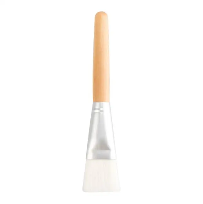 

Brand New Taklon Hair Mask Applicator Brush Wood Handle Mask Brush, Black color