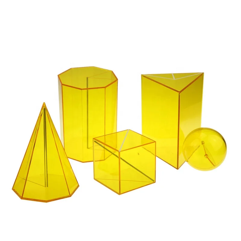 
Advanced ABS Teaching Toy Geometrical features set for learning maths Geometry tools 