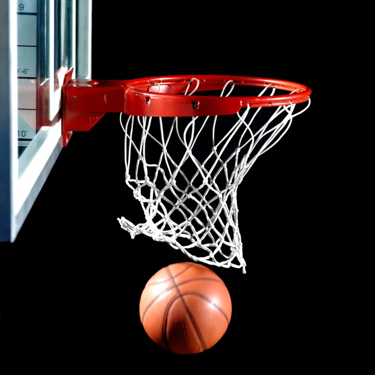 

Heavy duty breakaway Spring Loaded Basketball Ring and Net