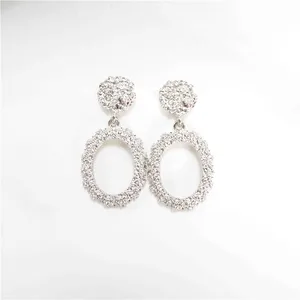 Bohemian Geometric Drop Earrings Metal Statement Earrings Raised Design Earrings for Women Jewelry Supplies