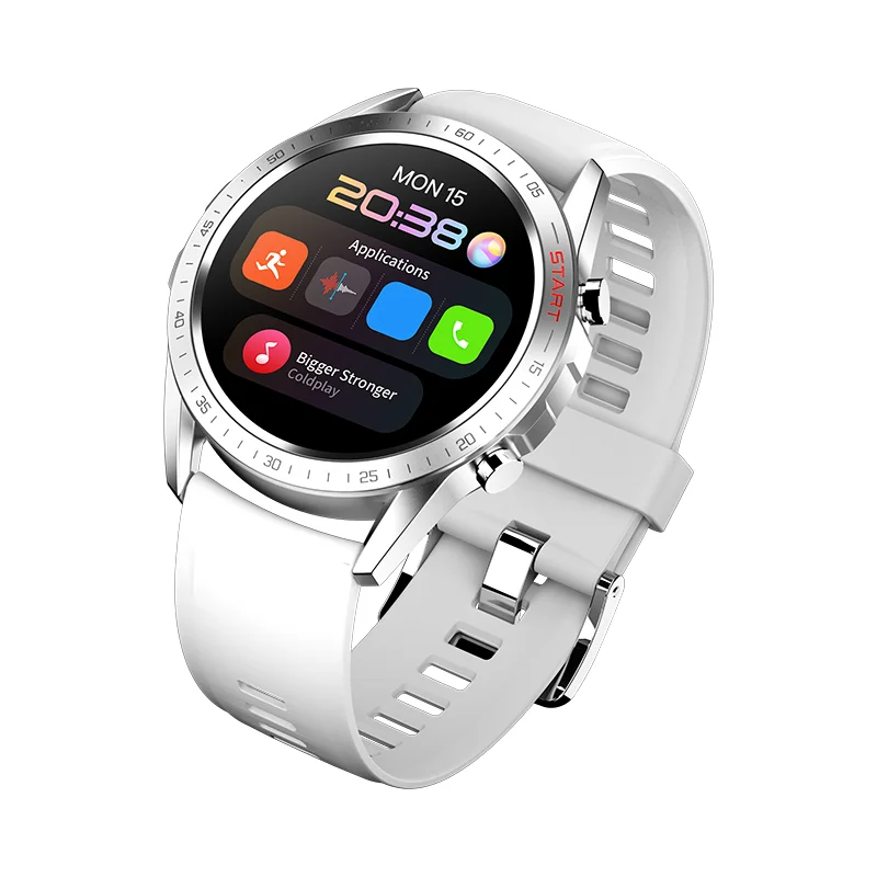 

A50 smart watch with BT call BT Music TWS earphone connection voice assistant men women smart watch for Android IOS