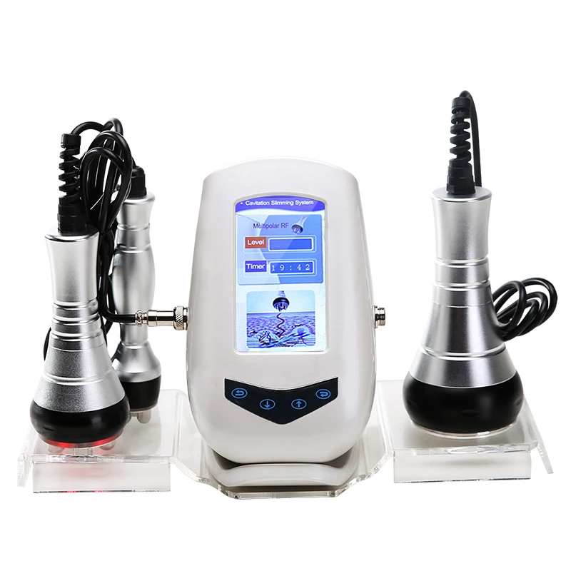 

Ultrasonic Cavitation RF Slimming Machine 3 In 1 Mini Size For Home Use Weight Loss Body Shaping Fat Removal