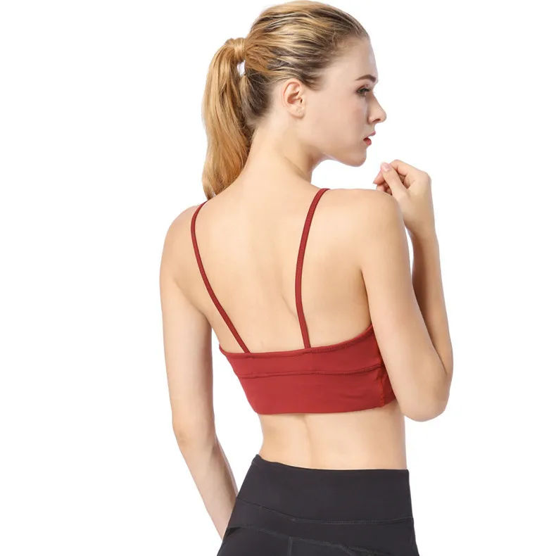 

Soft Strappy Stretchy Yoga camisoles Training Yoga Bra Women