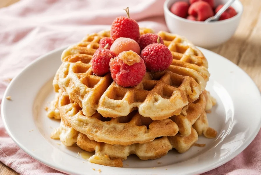 cinnamon bun waffles