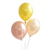 Durable 100 Pcs Pack in Bulk 12 inch Globos Metal Rose Gold Pink Balloons for Party