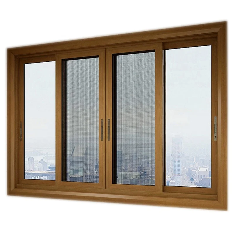 high quality aluminum wood color online up down sliding window price philippines