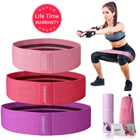 

Fabric Hip Band Resistance Bands Fitness Exercise Loop Cloth Booty Training Band 3 Pack, Heavy/Non-Slip/Thick Circle Belt