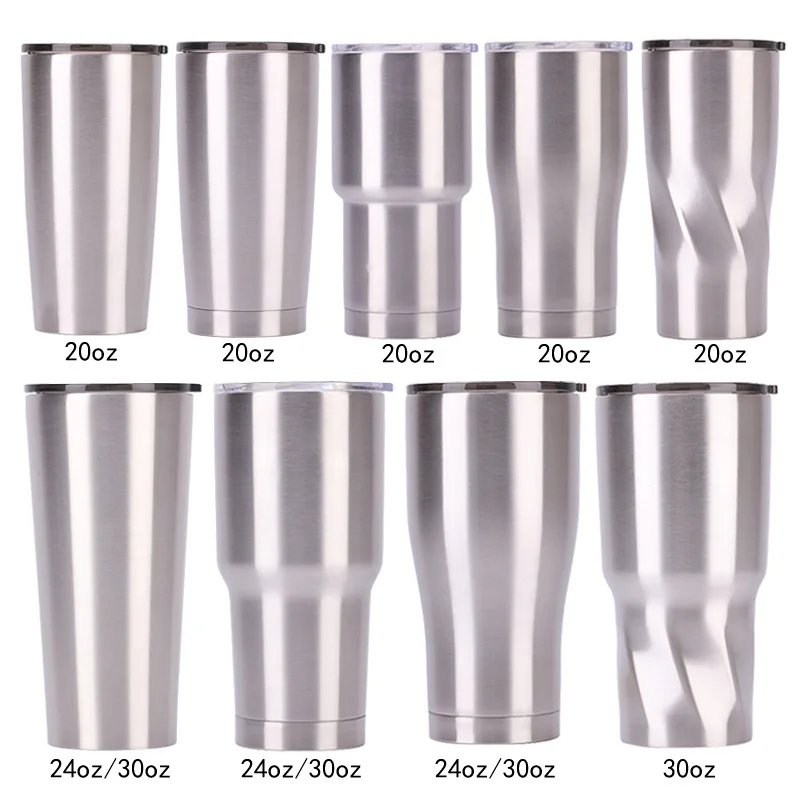 

RTS High quality 30oz 20oz stainless steel 304 wholesale double wall vacuum insulated tumbler with lid, Customized