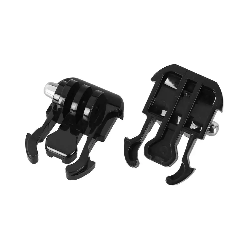 

Sports Camera Accessories for GoPro Session Osmo Action AKASO Campark 2x Quick Release Buckle Clip Basic Base Mount, Black