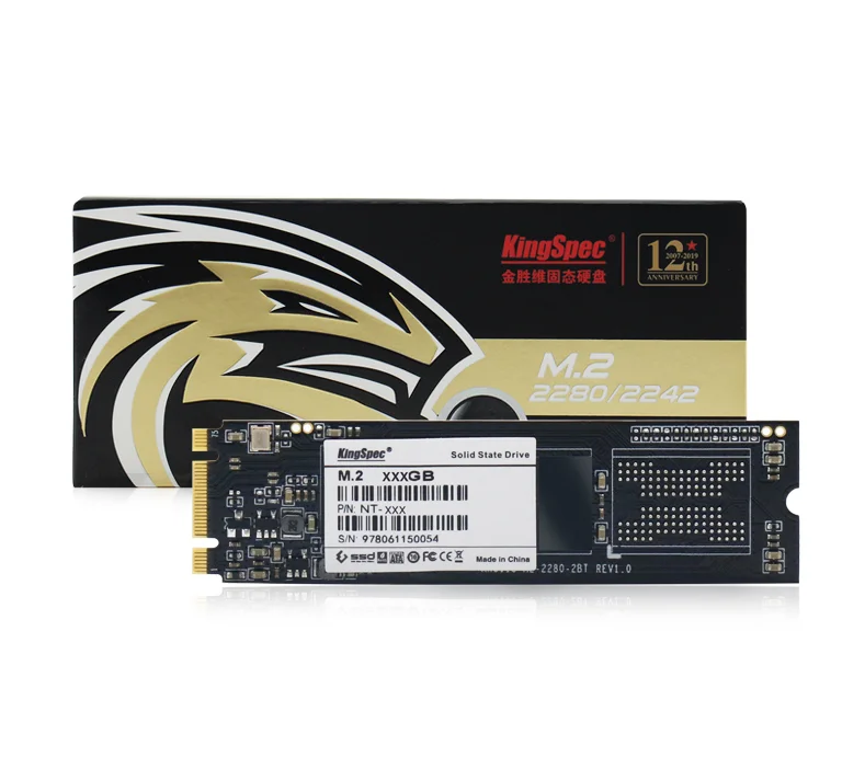 

Free shipping KingSpec 22*80mm 128GB m.2 ssd