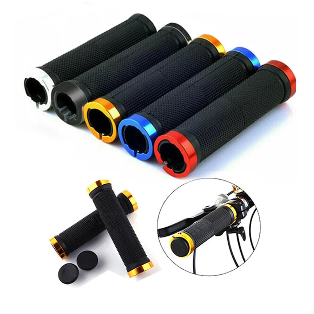 

2023 Hot Sale Bicycle Double Lock Cycling Handle Bar Grips Hand Cover Anti-slip Bicycle Handlebar Grips Bike Accessories