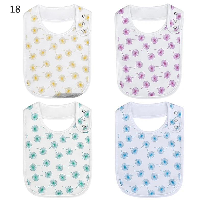 

Factory OEM Wholesale Highly Organic Cotton Cheap Water Proof Baby Bibs, Customizable colors