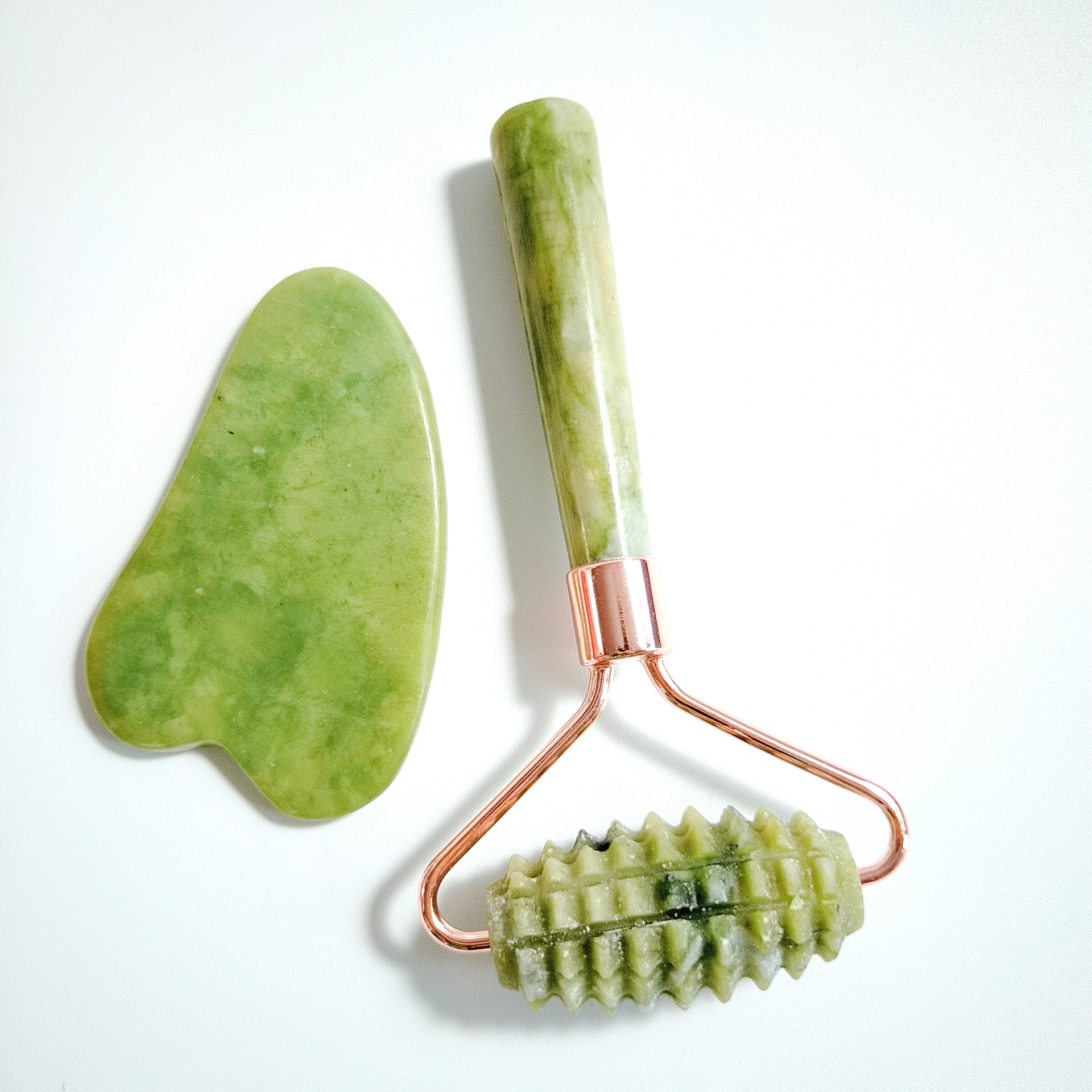 

Hot Sale Xiuyan Jade Facial For Jade Roller Customized Logo Beauty Crystal Massage Tool