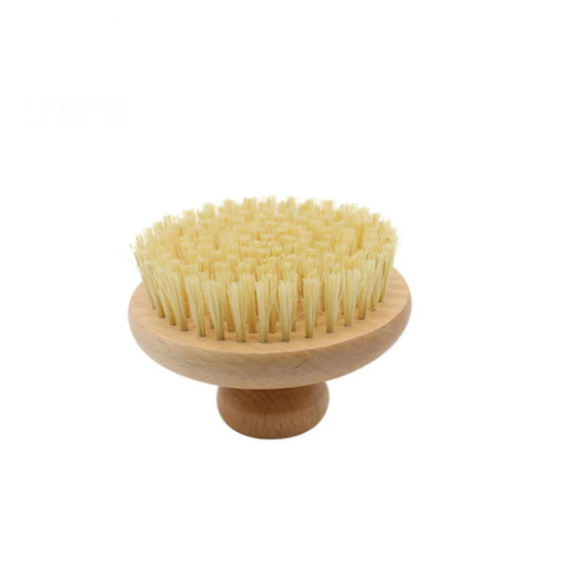 

Brand NewJapanese Skin Nature Bristle Sponge & Scrubber Wooden Body shower Back Lash Bath Bamboo Dry Brush, Wood