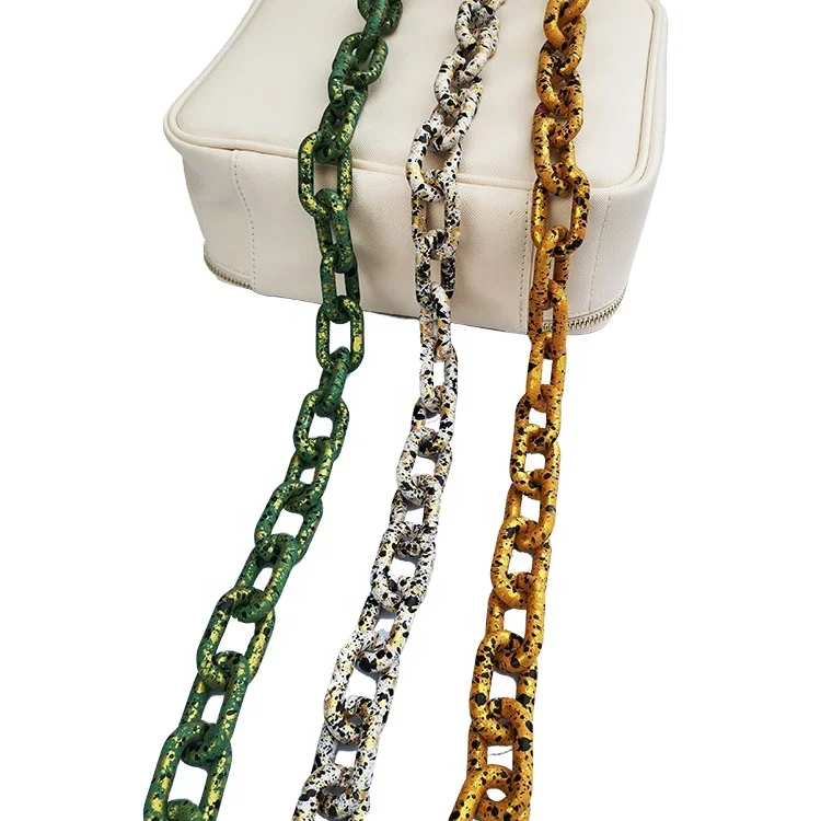 

Factory wholesale 60cm resin Chain handle Acrylic Bag Accessories Chains