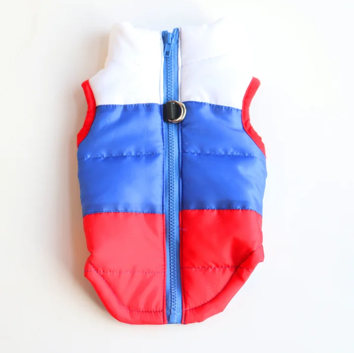 Winter Clothing Cotton-Padded Jacket Waistcoat Out Pull Buckle Pet Dog Clothes