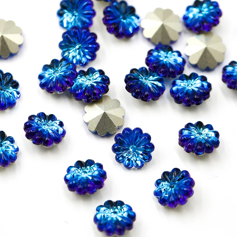 

Paso Sico Bermuda Blue Point Back Small Daisy Crystal Stone for Dancing Dress Nail Art Accessories