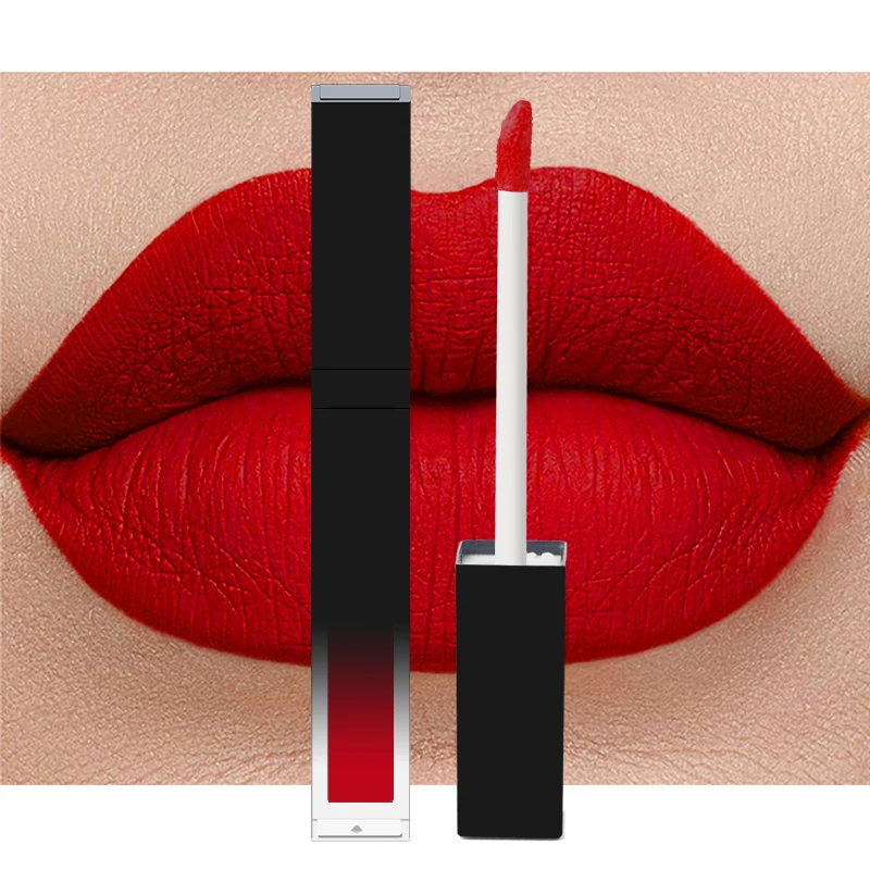 

Vegan Cruelty Free Nude Red Long Lasting Lipstick Waterproof Mat Matte Liquid Lip Stick Private Label Lipstick