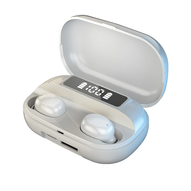 

ezlok sampling port wireless bass comfort earbuds with charging case In-ear wireless gaming headset