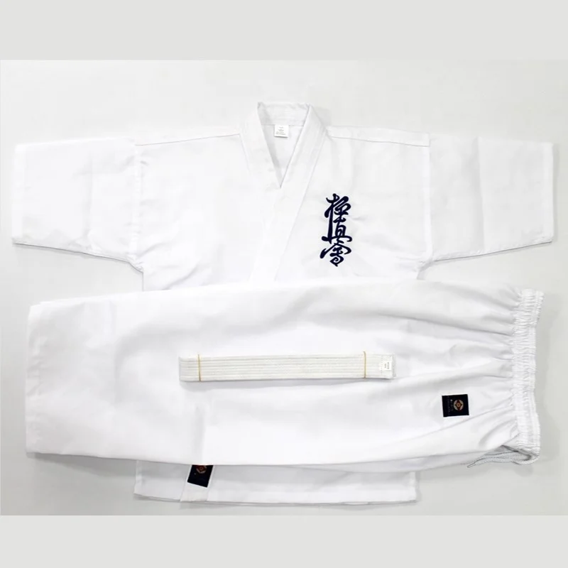 Unisex Supplier Kumite Grey Kyokushin Arawaza Fabric Wkf Approved Gi Karate De Uniform Kata Gold Master