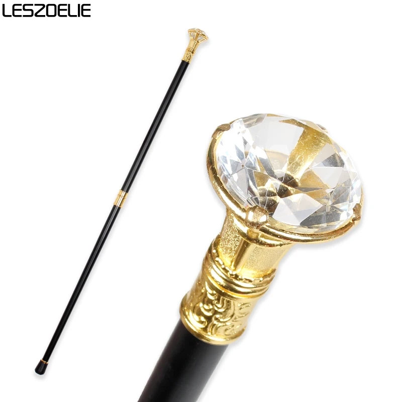 

Luxury Walking Stick Canes Men Diamond Type Handle Decorative Walking Cane Women Elegant Fashion Vintage Hand Cane Walking Stick