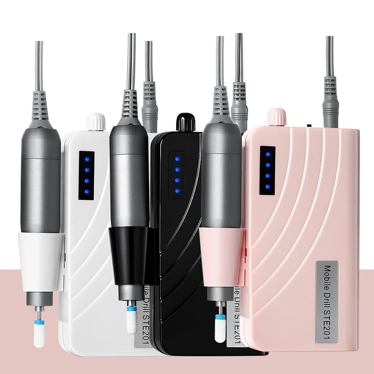 

OEM 30000RPM Salon Professional Electric Nail Drill Machine Rechargeable Cordless Manicure Machine Kit, Gold