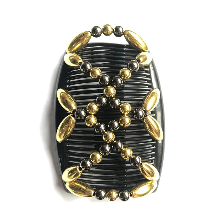

Hot Selling Factory Selling Mix Color Magic Comb Hair Accessories Colorful Bead Mini Hair, Any color is available