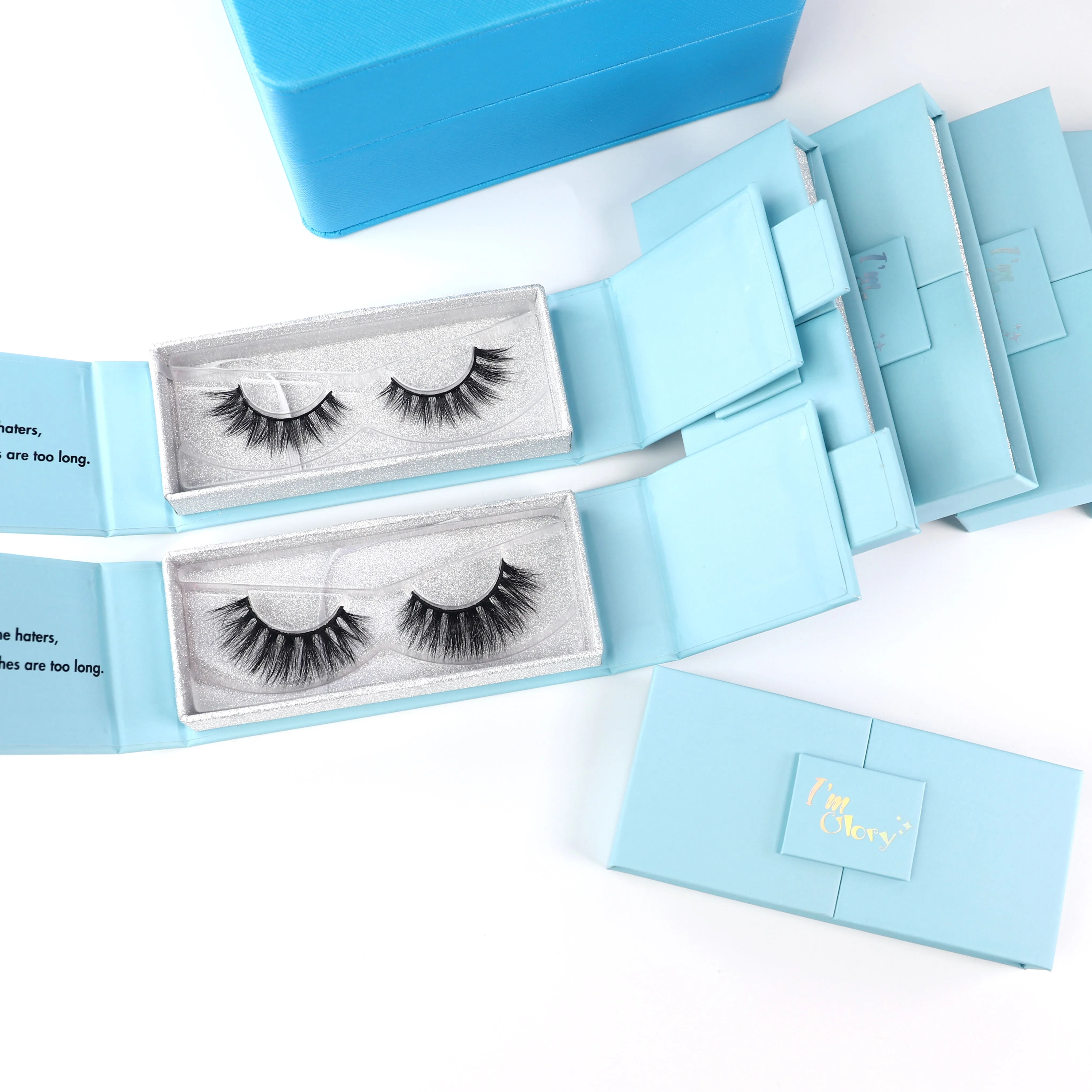 

New Design Custom Eyelash Packing Set 3d Mink False false eyelash packaging box