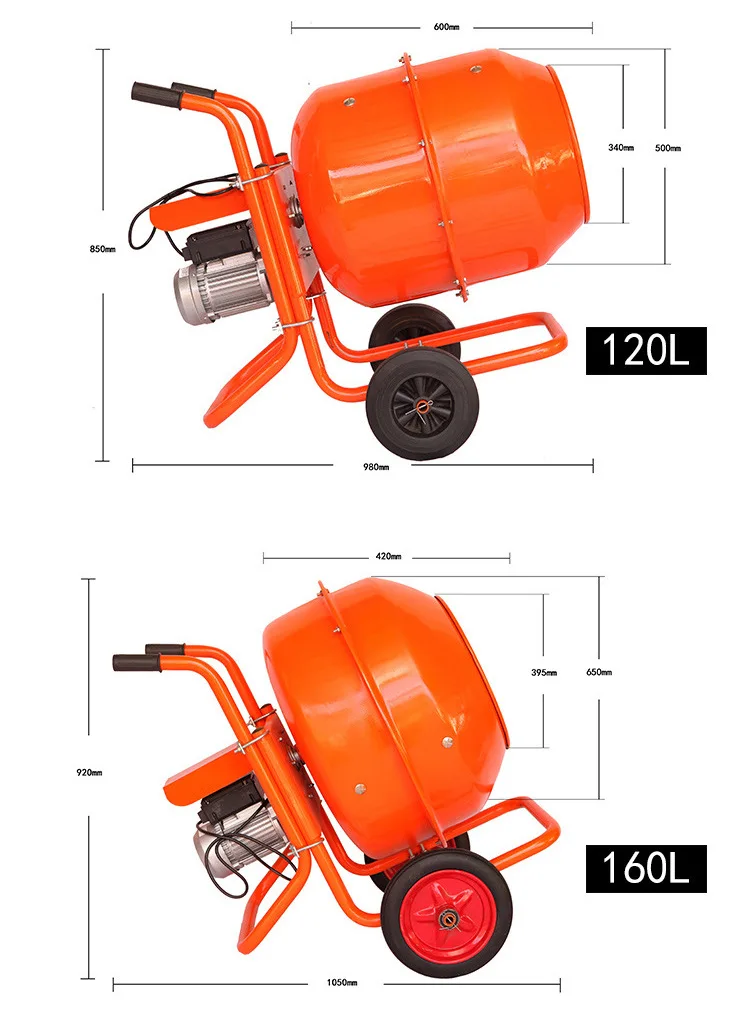 Small Cement Mixer/portable Concrete Mixer/hand Mixer For Sale Buy