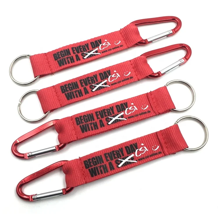 
Custom polyester bottle holder carabiner short wrist lanyard 