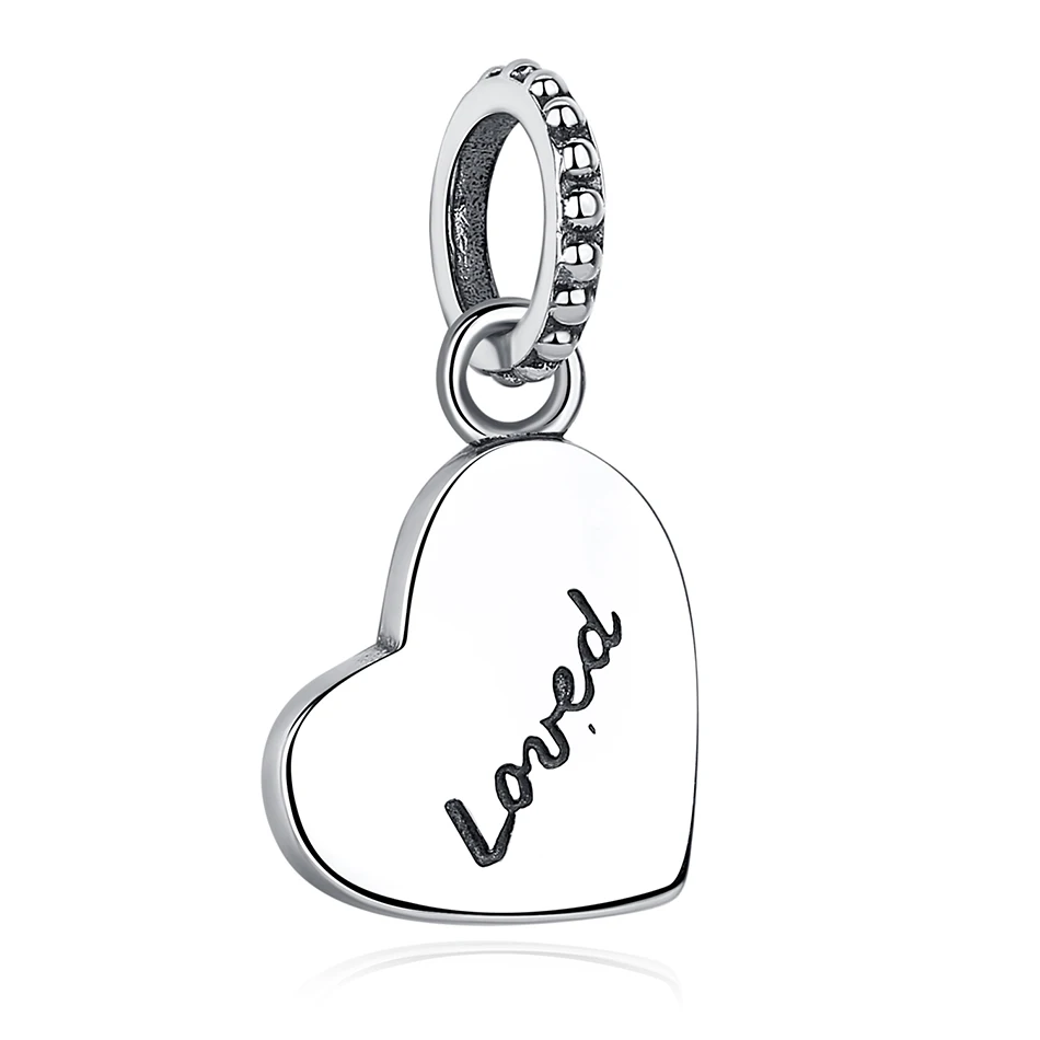 

Authentic 925 Sterling Silver Charm Enamel Heart Charm Beads fit Women And Girl Fashion Jewelry Gift
