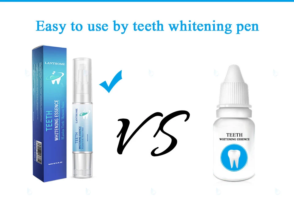 Lanthome Private Label 4ml White Teeth Whitening Gel Pen Non Peroxide Dental Care Tooth