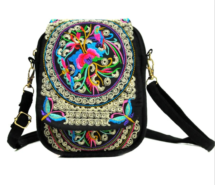 

Ethnic style embroidery mobile phone bag embroidery mini coin purse, Various