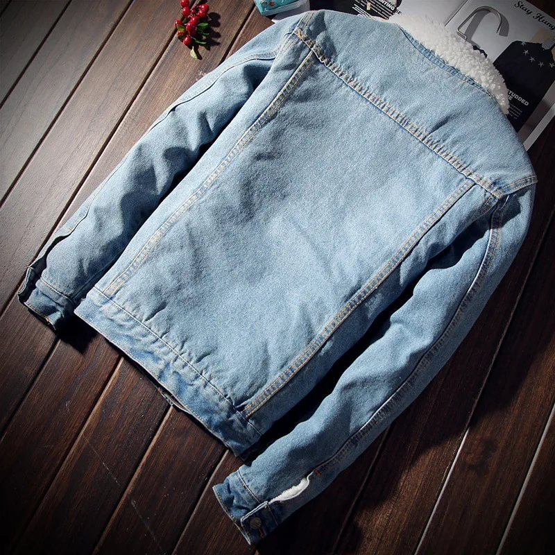 

2020 Top Sales for men stylish with mink denim fur jacket