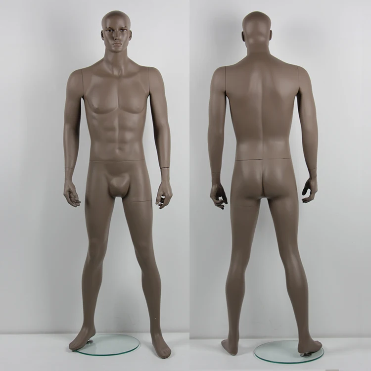 

Customized full body fiberglass Manikin Black makeup dummy male standing mannequin, Customer request