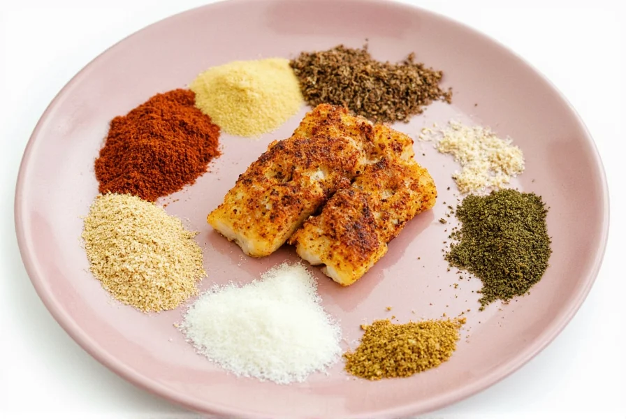 Seasoning Shelf with Spices
