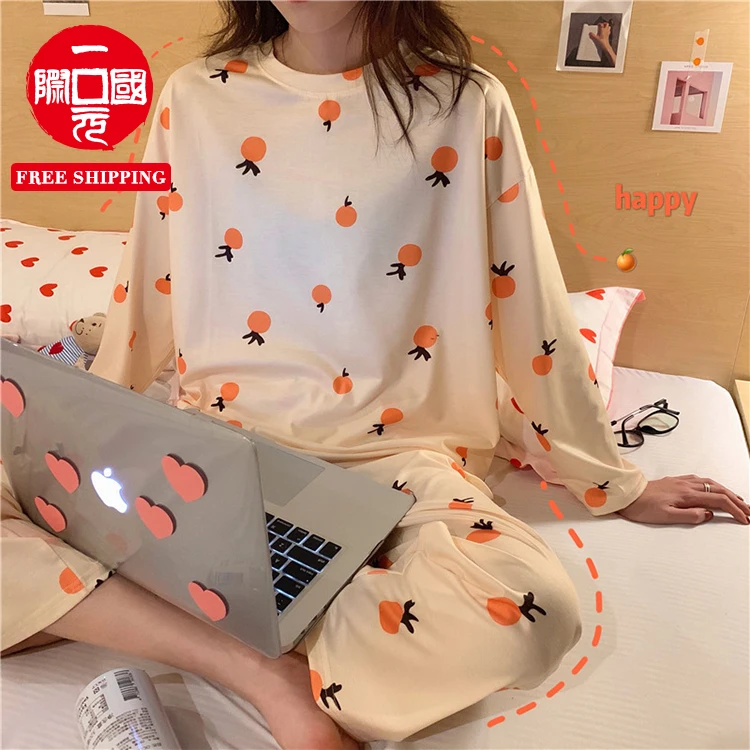 

Women's Sleepwear Comfortable trouser suit for casual outer wear in autumn