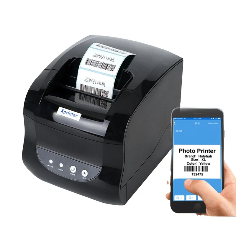 

All-in-one 3 inch Barcode Label printer for tags ticket printing