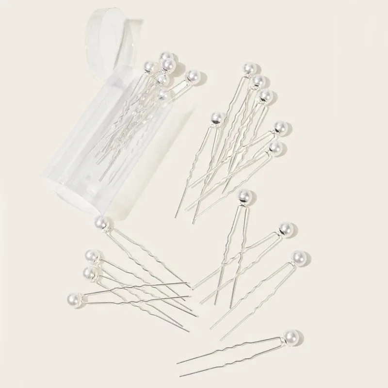 
New wedding Hair Various Size Pearl U-shaped hair hair fork 
