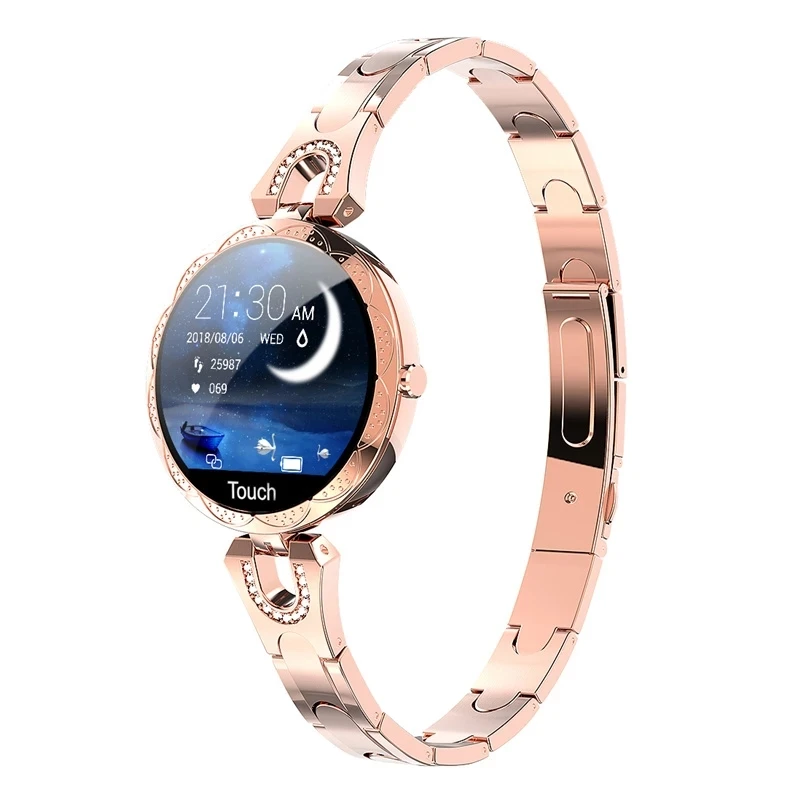 

AK15 Woman's Smart Bracelet Heart rate Blood pressure Sleep Quality detection Pedometer IP67 Waterproof fashion Smart Watch