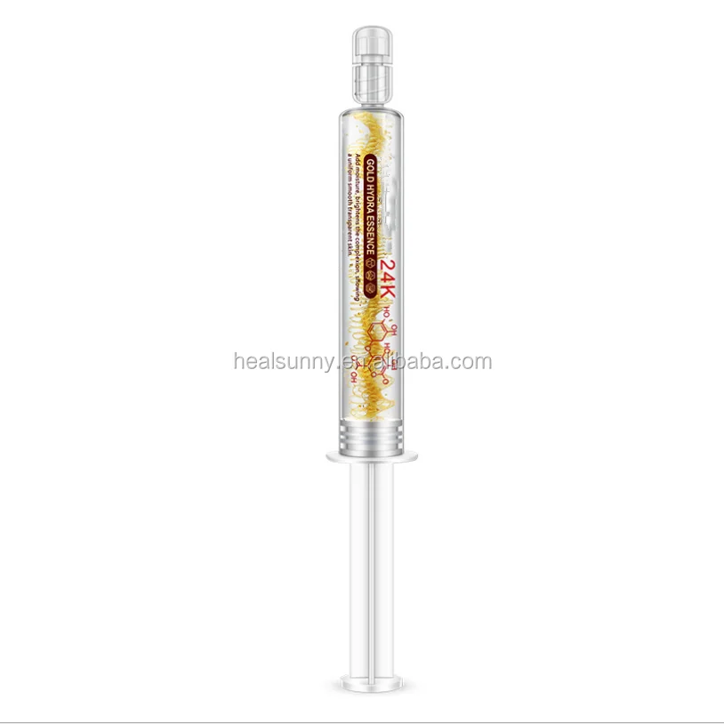 

10ml 24K gold firming collagen facial water light needle silk hydra essence