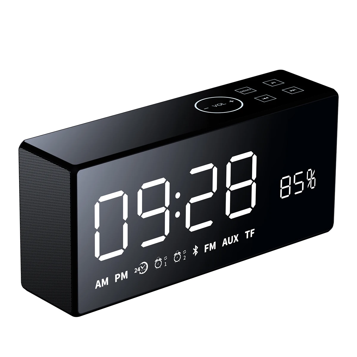 

new gadgets 2021 System Computer Electronics Entertainment Set LED Speakers Audio System Sound alarm clock wireless Speaker