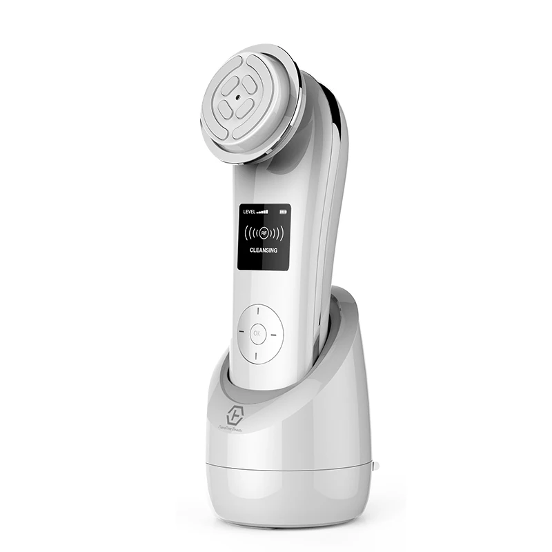 

Nanotime beauty professional skin care rejuvenation apparatus multi-functional facial massage promote absorption machine, White and customized