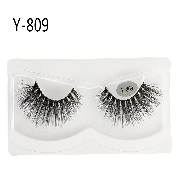 

Beauty 3d Mink Eyelashes Manufacture Custom Soft Band, Black color