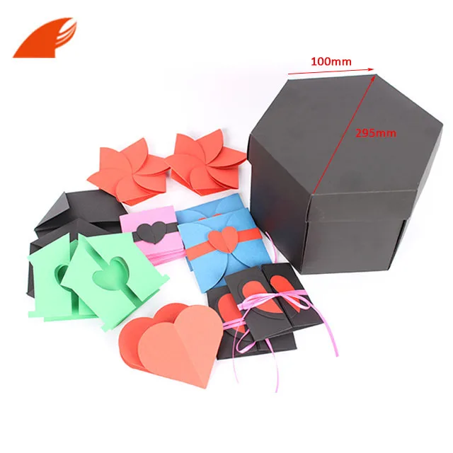 Buy piano style birthday greeting card Surprise Explosion Gift Box For Anniversary Scrapbook Diy Photo Album